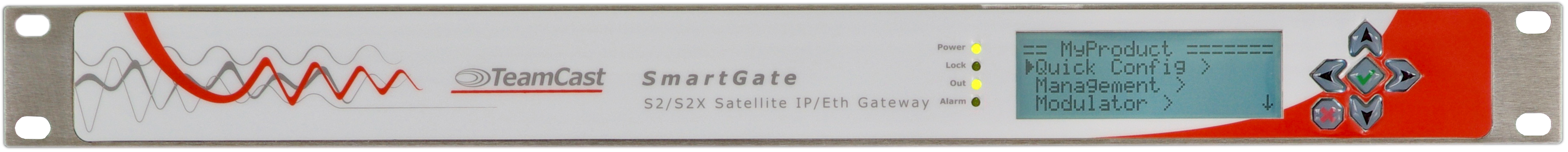 SmartGate rack front panel